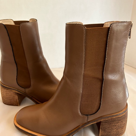 Oasis Society California Brown Tall Ankle Boot Size 9 - Picture 9 of 16